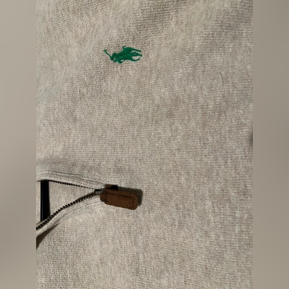 Ralph Lauren Polo Beige Quarter Zip Pull over EUC - Picture 4 of 6